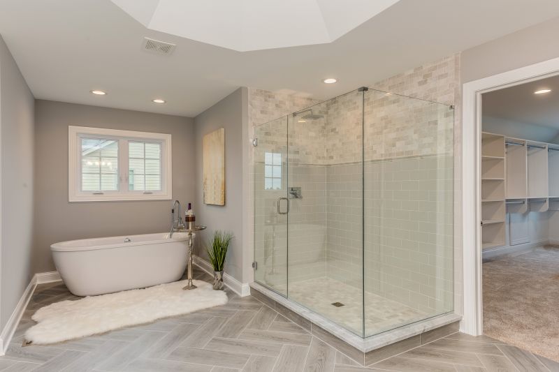 Contemporary Shower Areas